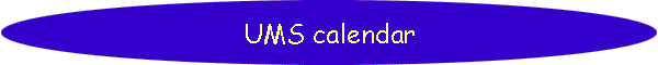 UMS calendar